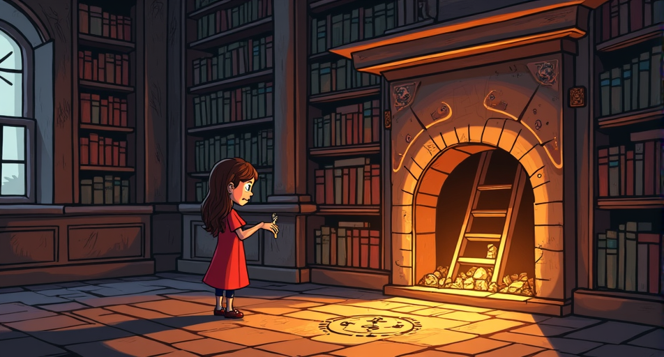 Chapter 2: The Secret Room - The Haunting at Blackwood Manor: A Grammar Story Using Contrasting Ideas