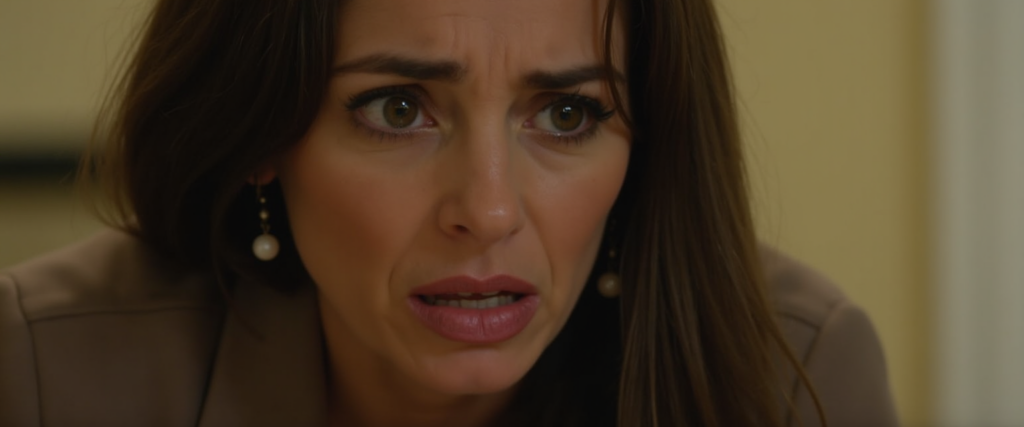 Maria loses her credit card and feels scared and worried while trying to find it.