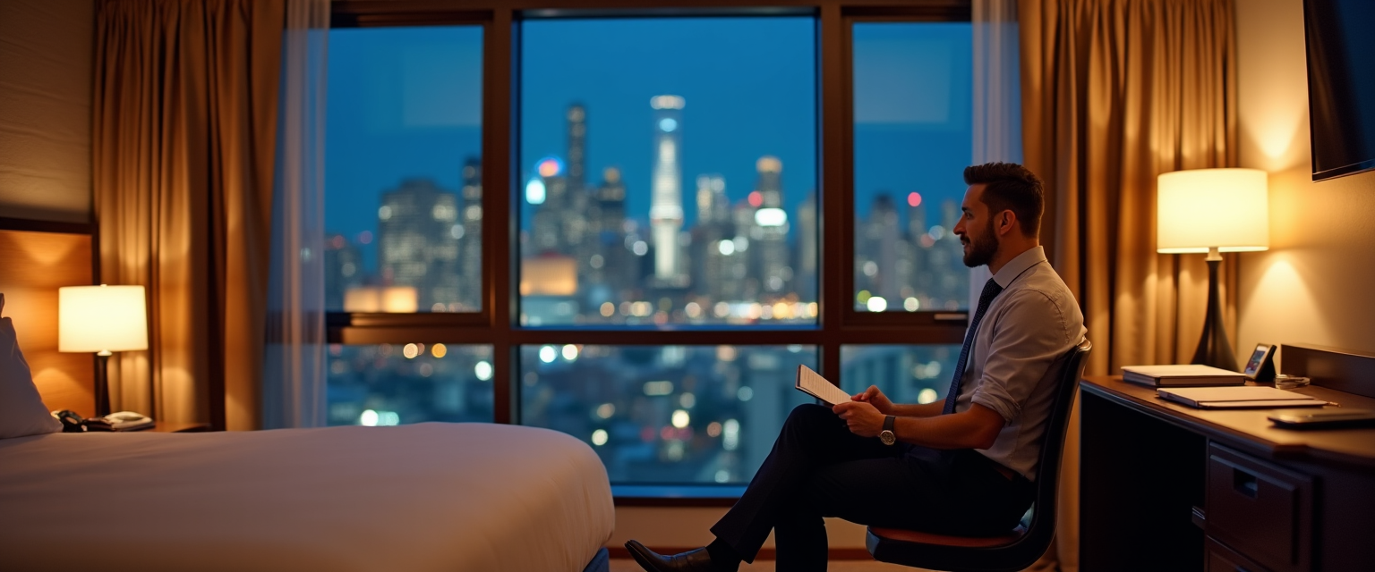 My First Business Trip: A Simple Present Tense Story for Beginners